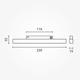 lumina magnetica led dc48v 12w 4000k m15 2