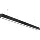 corp de iluminat suspendat liniar led 40w corp negru 4000k 4