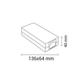 sursa alimentare banda led 12v 80w 65a plastic 1