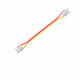 2 conectori cu fixare rapida si fir intermediar pentru 10mm cob magic rgb