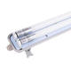 lampa completa cu tub led t8 2 120cm 2 18w ip65 6000k 3