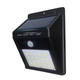solar aplica led de fatada aluminiu negru ip54 075w 6000k 55v