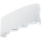 aplica led de fatada 8w ip65 710lm corp alb 3000k aluminiu