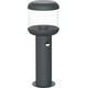 lampa pentru gazon aluminiu transparent e27 soclu ip54 senzor pir