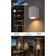 aplica led de fatada aluminiu alb ip54 gu10 1