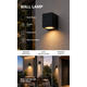 aplica led de fatada aluminiu negru ip54 gu10 1