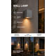 aplica led de fatada aluminiu silver ip54 gu10 1