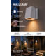 aplica led de fatada aluminiu alb ip44 gu10 1