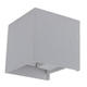 aplica led de fatada epistar 6w ip54 660lm negru 4000k