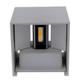 aplica led de fatada epistar 12w ip54 1320lm gri 3000k 3