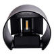 aplica led de fatada epistar 6w ip54 660lm negru 4000k 3