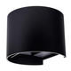 aplica led de fatada epistar 6w ip54 660lm gri 4000k