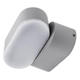 aplica led de fatada epistar 6w ip54 660lm gri 3000k 2