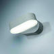 aplica led de fatada epistar 6w ip54 660lm gri 3000k 3