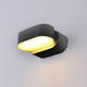 aplica led de fatada epistar 6w ip54 660lm negru 4000k 3