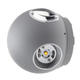 aplica led de fatada cree 4w ip54 440lm gri 3000k