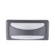 aplica led de fatada gri 12w 3000k 780lm ip65