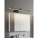 aplica led oglinda perete 14w 910lm 3000k carcasa neagra 1