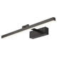 aplica led oglinda perete 14w 910lm 3000k carcasa neagra