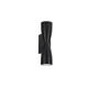 aplica de perete aluminiu corp negru ip54 2 gu10 soclu ac