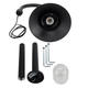 lampa de gradina aluminiu corp negru ip44 1 e27 soclu ac 3