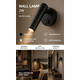 lampa led pentru mobilier 2w ip20 cu intrerupator pornit oprit negru 4200k 1