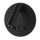 aplica led 8w ip20 cu intrerupator pornit oprit usb negru 3000k