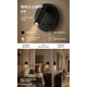 aplica led 8w ip20 cu intrerupator pornit oprit usb negru 4200k 1