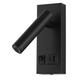 lampa led pentru mobilier 2w ip20 cu intrerupator pornit oprit usb negru 4200k