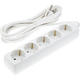 prelungitor cu 5 prize 3g15mm 3m 16a 230v max3500w ip20 alb