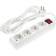 prelungitor cu 4 prize intrerupator 3g10mm 15m 16a 230v max3500w ip20 alb