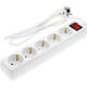 prelungitor cu 5 prize intrerupator 3g10mm 15m 16a 230v max3500w ip20 alb