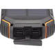 baterie externa 20000mah 37v solar 12w negru orange led 4w 2