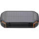 baterie externa 20000mah 37v solar 12w negru orange led 4w