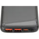 baterie externa 10000mah 37v negru micro type c max output dc225w 2
