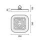 lampa led patrata 100w iluminat industrial 100lm w 4500k 90 ip65 2