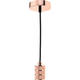pendul vintage 1m e27 aur roz