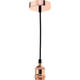 pendul vintage 1m e27 aur roz
