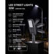 lampa stradala led 50w lumileds chip 180 26dc5v 130lm w ip65 75x130 4000k corp gri baza nema 1
