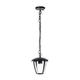 lampadar suspendat negru din aluminiu pentru 1 bec e27 1
