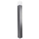 lampadar de gradina din aluminiu 80cm gri inchis ip54