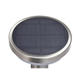 felinar led solar de gradina din aluminiu satinat cu suport 2w 200lm 20lm ip44 37v cu senzor 2