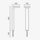 lampa solara de gazon 1805w 400lm 3000k 37v 2000mah li ion ip44 gri inchis 1