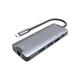 hub 5 in 1 type c 1x hdmi 4k60hz 2x usb 30 1x lan 1x pd aluminiu