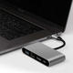 hub 4 in 1 type c 1x hdmi 4k30hz 1x usb 30 1x lan 1x pd aluminiu 2